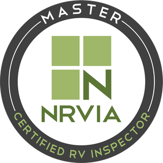 NRVIA Master Certified RV Inspector badge